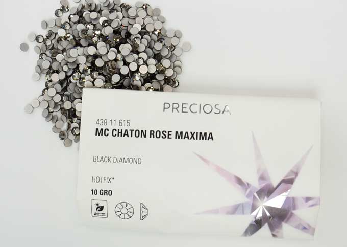 プレシオサ　HOTFIX　MAXIMA　ブラックダイヤモンドss20