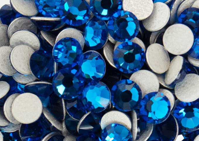 プレシオサ HOTFIX MAXIMA カプリブルー-#43811615 4-ラインストーン