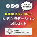 【セール中】人気カラーグラデーションお試しスワロフスキー 5色セット!