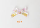【パーツチャーム】カラフルクリアリボン