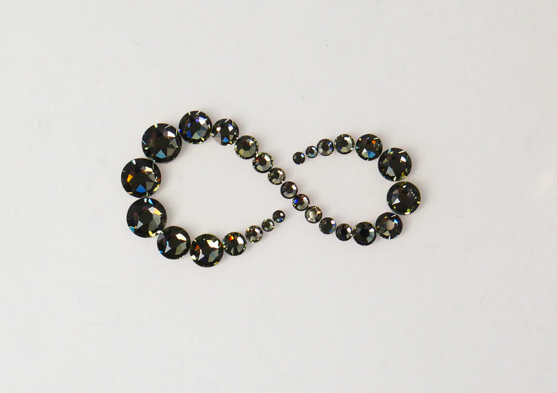 スワロフスキーデコシート(HOTFIX) エタニティ- 0-ラインストーン