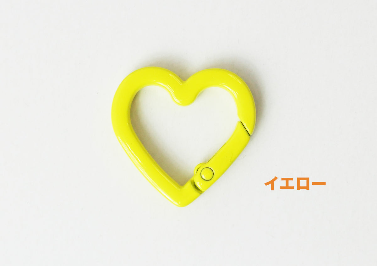 推し色カラーハートカラビナ- 0-ラインストーン・スワロフスキーの品