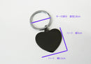オリジナルキーホルダーを作ろう♪[デコ素材]ハート型キーホルダー