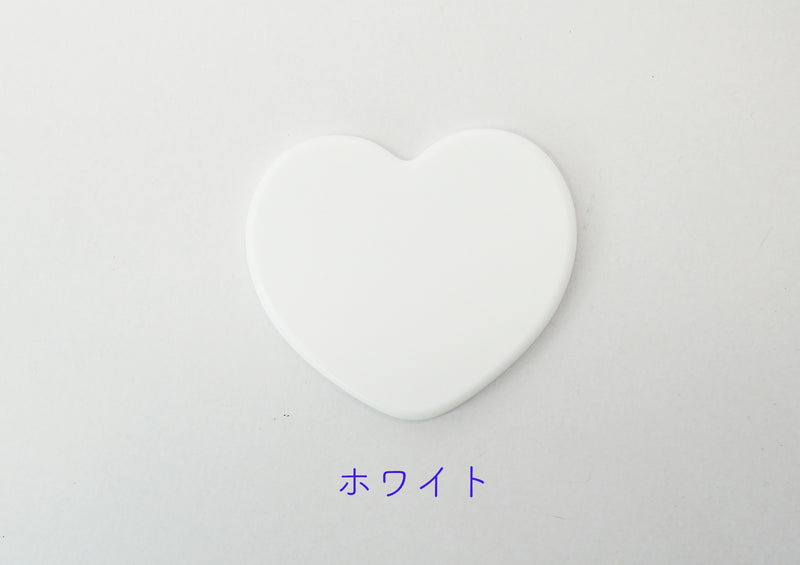 マカロンカラーハート型ミラー