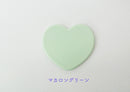マカロンカラーハート型ミラー