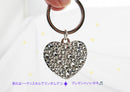 オリジナルキーホルダーを作ろう♪[デコ素材]ハート型キーホルダー