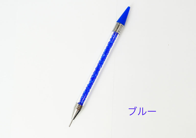 ストーンを簡単吸着！キラキラデュアルピッカー(ワックスストーン
