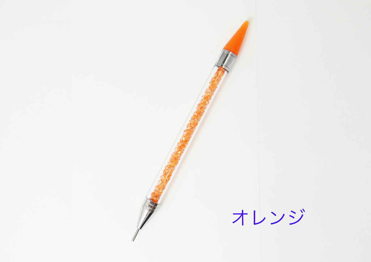 ストーンを簡単吸着！キラキラデュアルピッカー(ワックスストーン