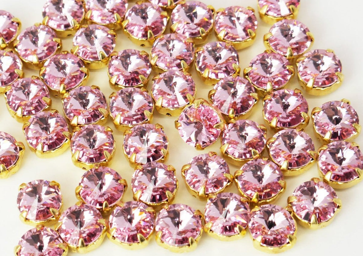 プレシオサ ソーオン 縫付 リボリ型 ライトローズ-#43861302 4