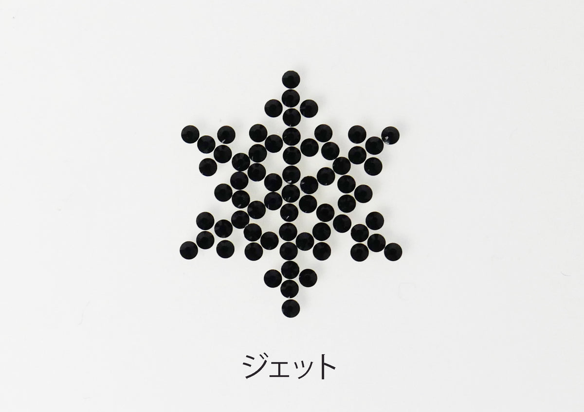 プレシオサデコシート(Hotfix) 雪の結晶 小サイズ- 2-ラインストーン