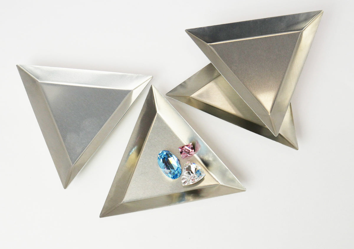 おしゃれな♪三角トレイ アルミニウム 1枚/5枚セット/10枚セット- 2