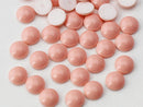 半丸パール Hotfix ピンクコーラルパール