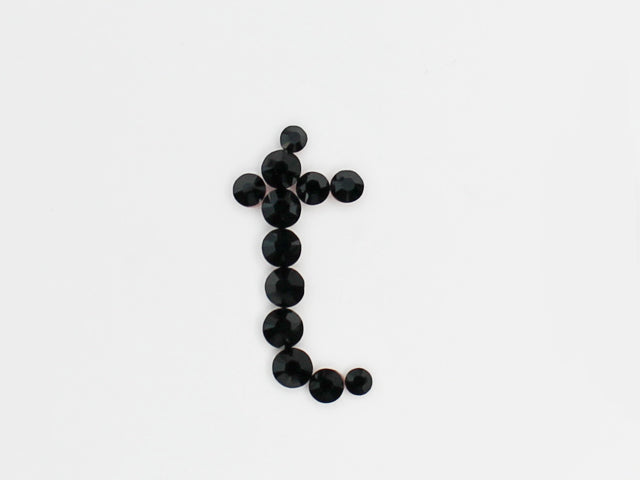 アルファベット [t] 小文字 ブロック体デコシート(Hotfix)