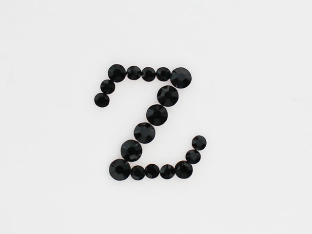 アルファベット [z] 小文字 ブロック体デコシート(Hotfix)