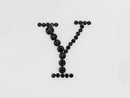 アルファベット [Y] 大文字 ブロック体デコシート(Hotfix)