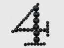 ナンバー・数字 [4] デザイン書体 デコシート(Hotfix)