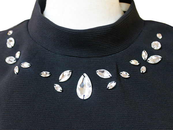 スワロフスキー 縫い付けビジュー☆ソーオン&Hotfixクリスタルセット