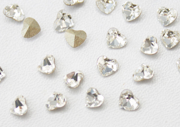 スワロフスキー #4883 ミニハート クリスタル-#4883 4-ライン