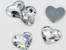 ハート型 Hotfix クリスタルホワイトパティーナ