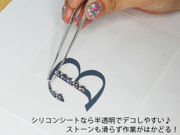 HOTFIX用デコシート☆貼り付けが簡単に☆- 2-ラインストーン 