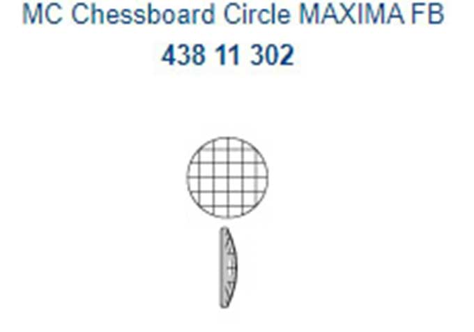プレシオサ HF ChessboardCircle  チェスボードサークル型 クリスタル6mm