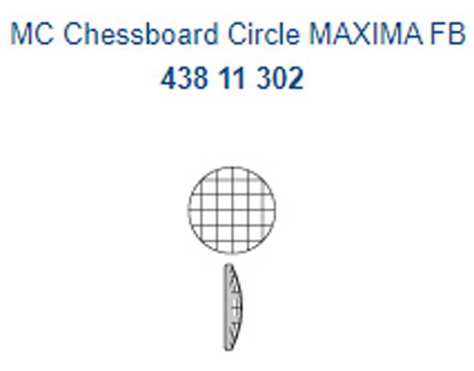 プレシオサ FB Chessbosrd Circle  チェスボードサークル型 クリスタル 6mm