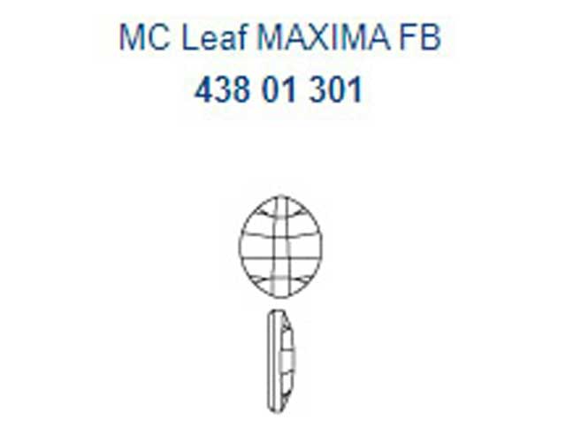 プレシオサ FB Leaf  リーフ型 クリスタル 10×8mm