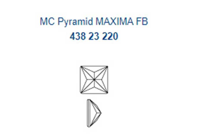 プレシオサ FB Pyramid  ピラミッド型 クリスタル 5×5mm
