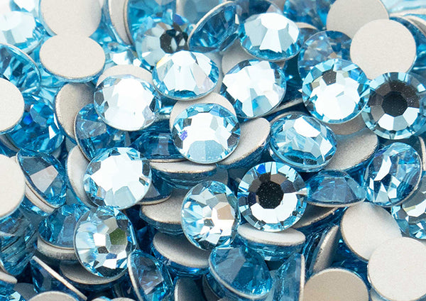 キラキラ☆フローライトとアクアマリンパーツのブレス キラキラ☆フローライトとアクアマリンのブレス