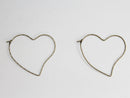 【売り切りセール】ハートフープピアス  1ペア