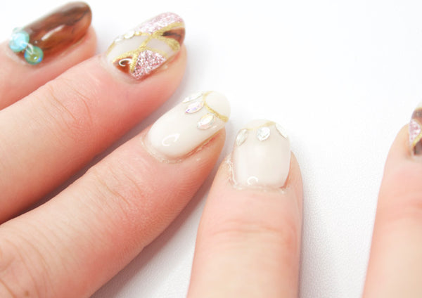 スワロフスキー ナベット クリスタルオーロラ-#2200 4-ライン