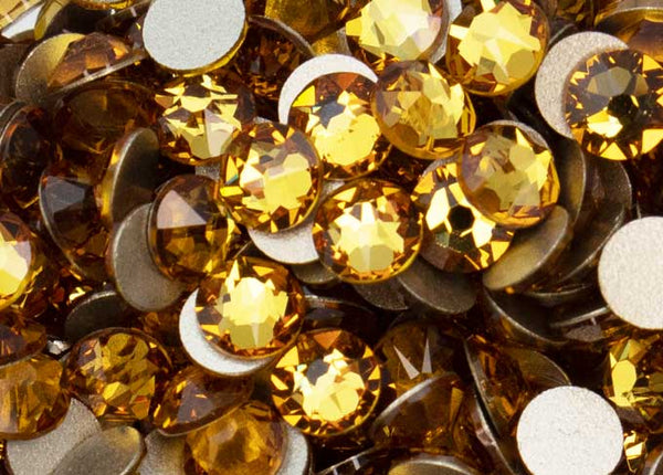 スワロフスキー ゴールデントパーズ-#2088 3-ラインストーン